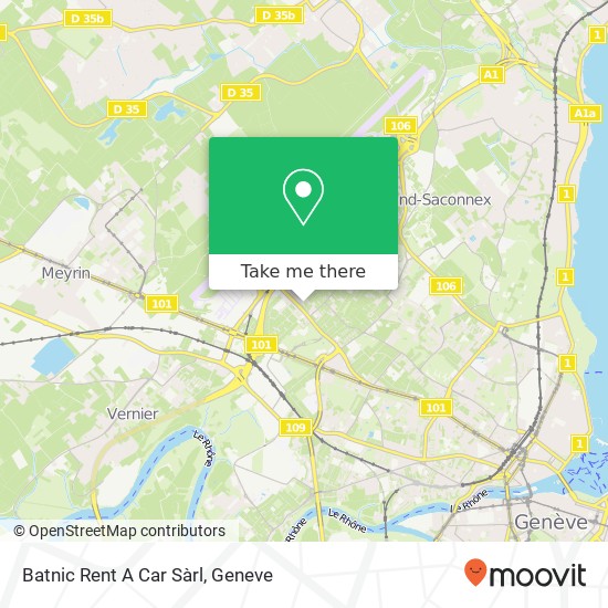 Batnic Rent A Car Sàrl map