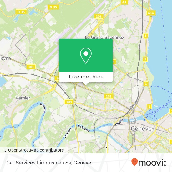 Car Services Limousines Sa map