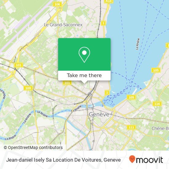 Jean-daniel Isely Sa Location De Voitures Karte