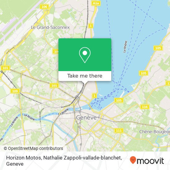 Horizon Motos, Nathalie Zappoli-vallade-blanchet map
