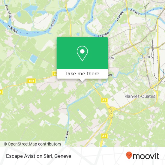Escape Aviation Sàrl map