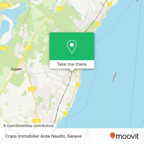 Crans Immobilier Anne Naudin map