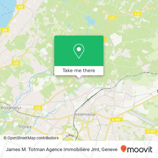 James M. Totman Agence Immobilière Jmt map