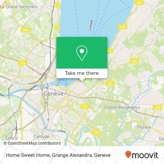 Home Sweet Home, Grange Alexandra map