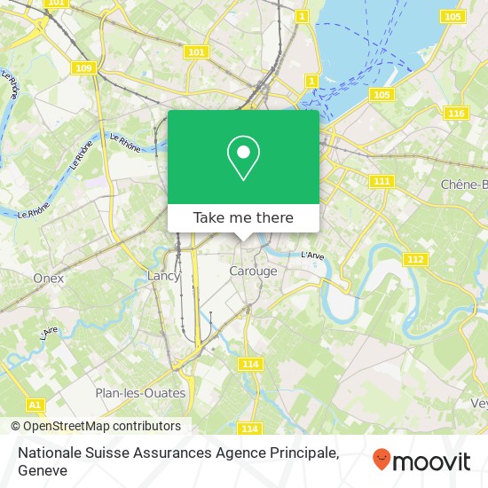 Nationale Suisse Assurances Agence Principale Karte
