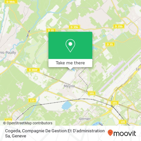 Cogeda, Compagnie De Gestion Et D'administration Sa map
