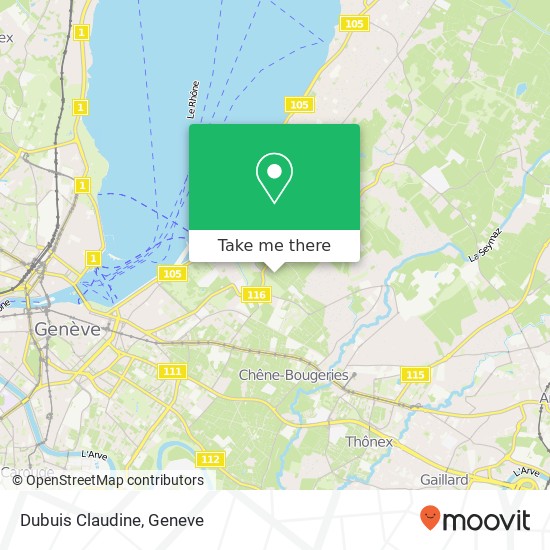 Dubuis Claudine map
