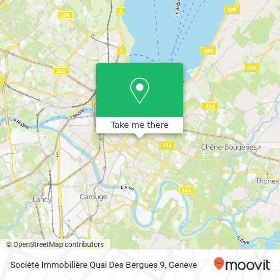 Société Immobilière Quai Des Bergues 9 map