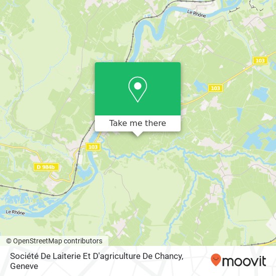 Société De Laiterie Et D'agriculture De Chancy map