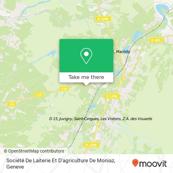 Société De Laiterie Et D'agriculture De Moniaz map