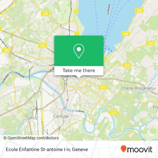 Ecole Enfantine St-antoine I-iv map