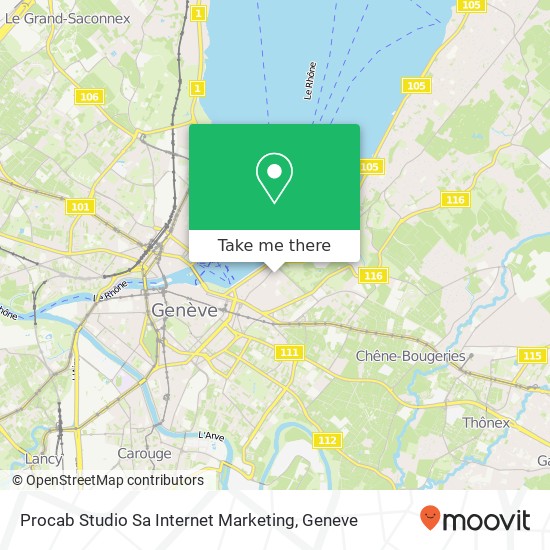 Procab Studio Sa Internet Marketing map