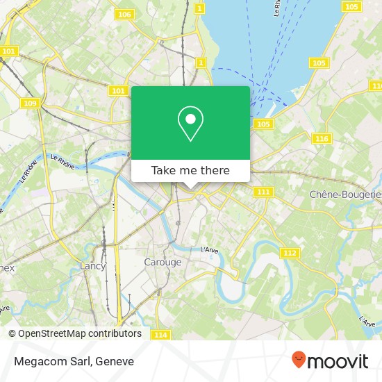 Megacom Sarl map