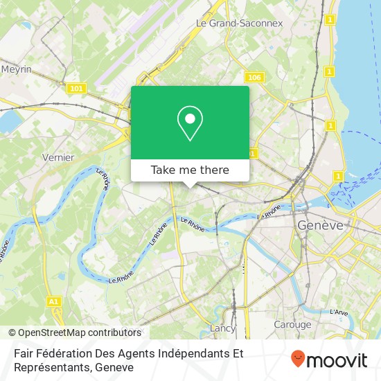 Fair Fédération Des Agents Indépendants Et Représentants map