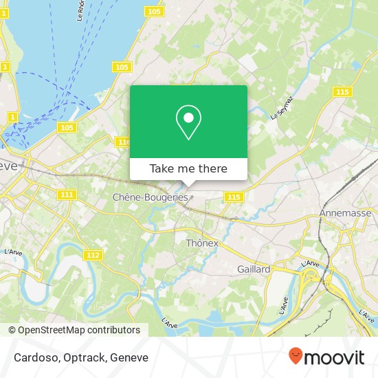 Cardoso, Optrack map