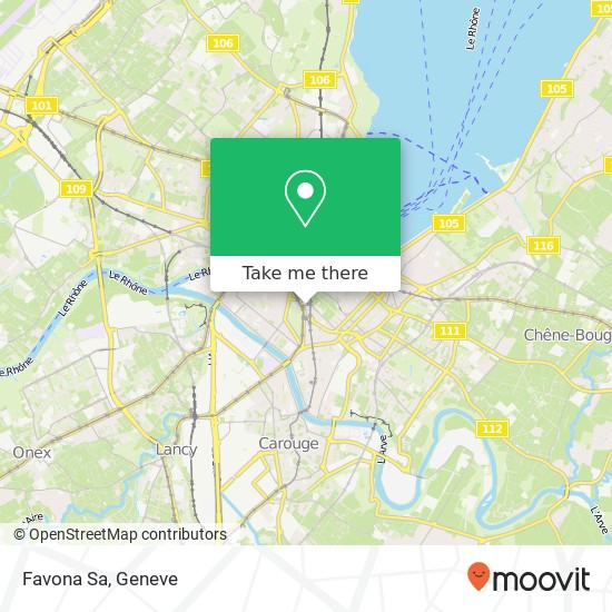 Favona Sa map