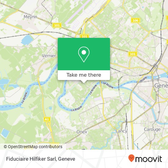 Fiduciaire Hilfiker Sarl map