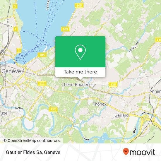 Gautier Fides Sa map