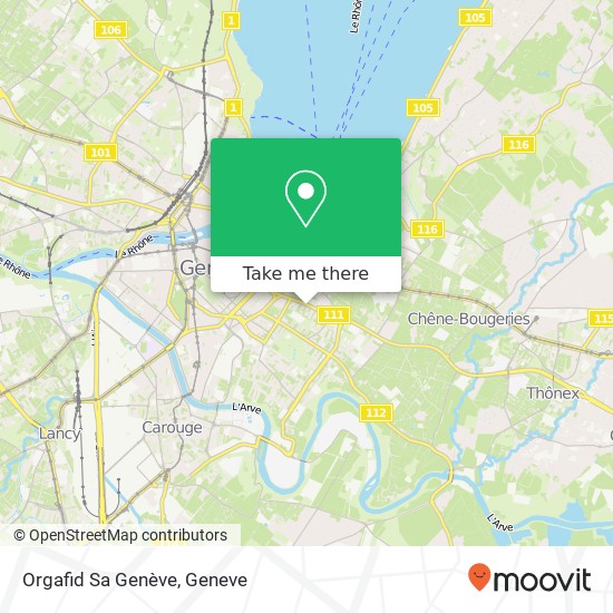 Orgafid Sa Genève Karte