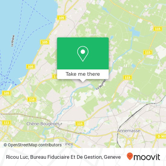 Ricou Luc, Bureau Fiduciaire Et De Gestion map