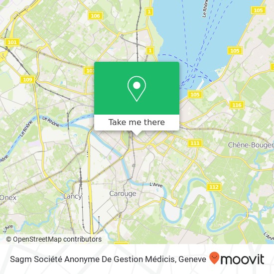 Sagm Société Anonyme De Gestion Médicis map