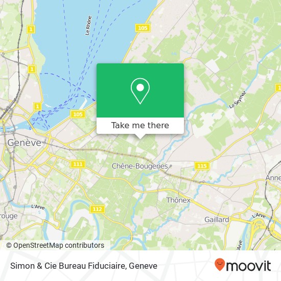 Simon & Cie Bureau Fiduciaire map