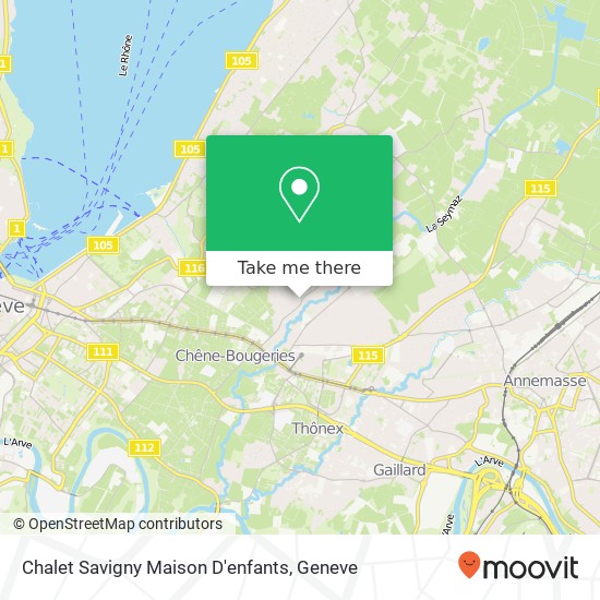 Chalet Savigny Maison D'enfants map