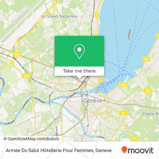 Armée Du Salut Hôtellerie Pour Femmes map