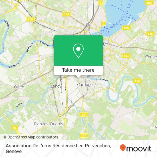 Association De L'ems Résidence Les Pervenches map