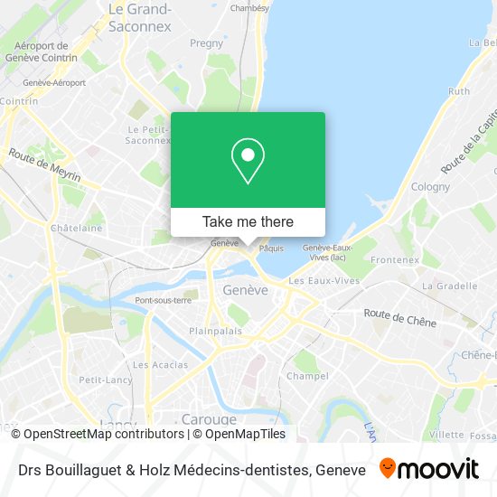 Drs Bouillaguet & Holz Médecins-dentistes map