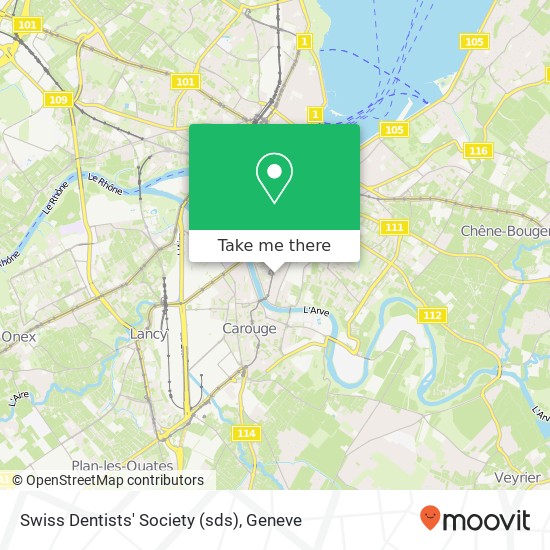 Swiss Dentists' Society (sds) map