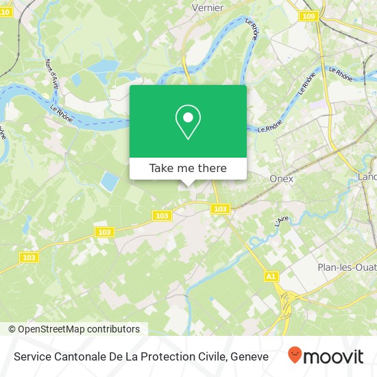 Service Cantonale De La Protection Civile map