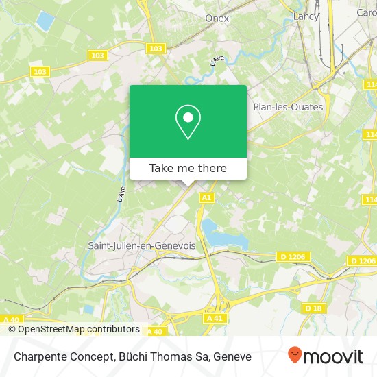Charpente Concept, Büchi Thomas Sa map