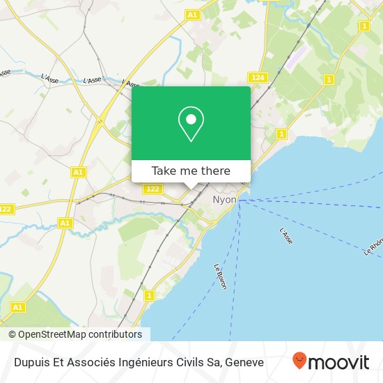 Dupuis Et Associés Ingénieurs Civils Sa map