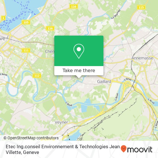 Etec Ing.conseil Environnement & Technologies Jean Villette map