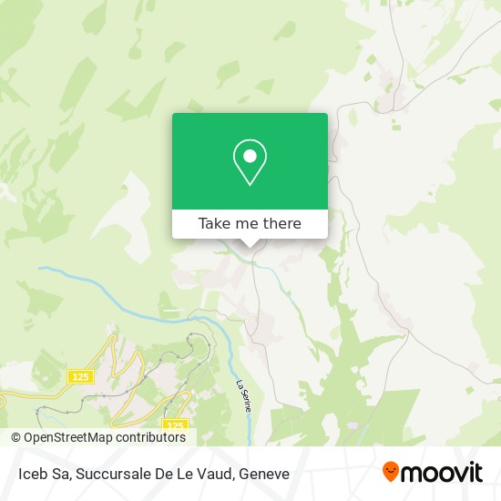 Iceb Sa, Succursale De Le Vaud map