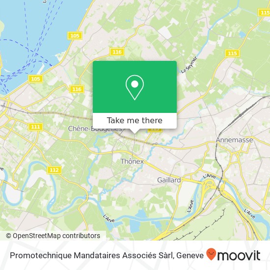 Promotechnique Mandataires Associés Sàrl map