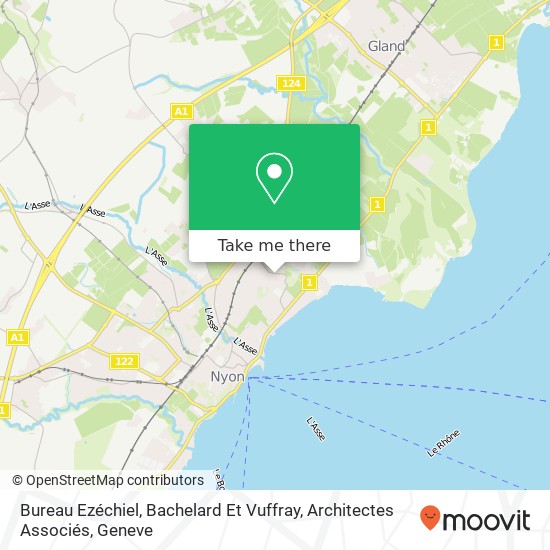 Bureau Ezéchiel, Bachelard Et Vuffray, Architectes Associés map