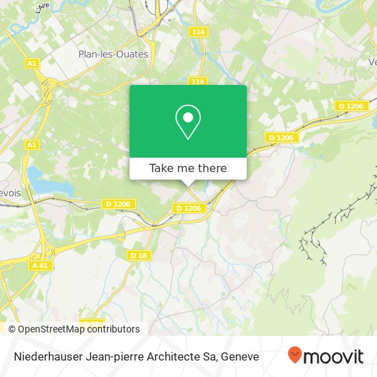 Niederhauser Jean-pierre Architecte Sa map