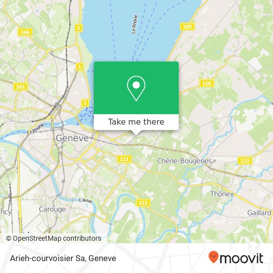 Arieh-courvoisier Sa map
