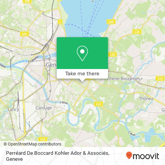 Perréard De Boccard Kohler Ador & Associés map