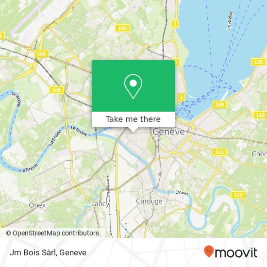 Jm Bois Sàrl map