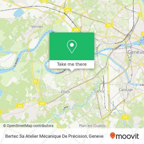 Bertec Sa Atelier Mécanique De Précision map