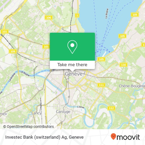 Investec Bank (switzerland) Ag map