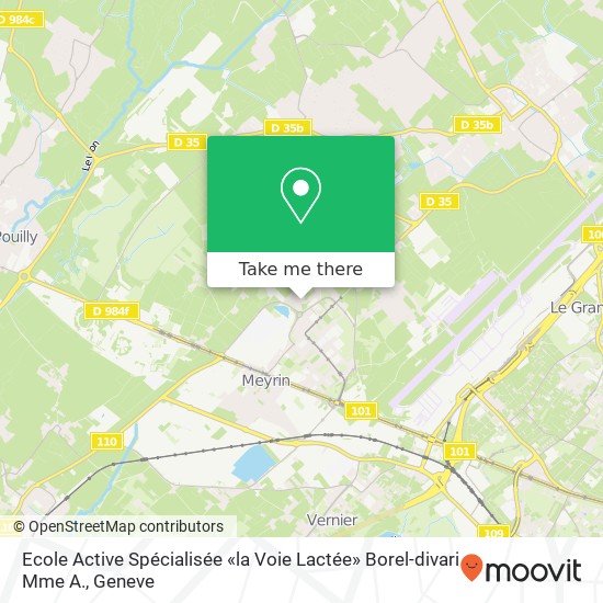Ecole Active Spécialisée «la Voie Lactée» Borel-divari Mme A. map