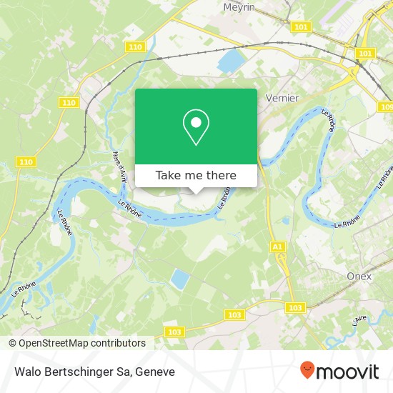 Walo Bertschinger Sa map