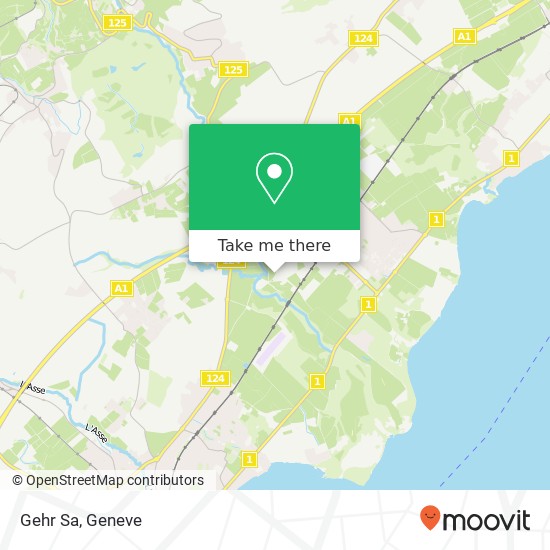 Gehr Sa map