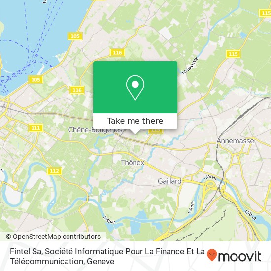 Fintel Sa, Société Informatique Pour La Finance Et La Télécommunication Karte