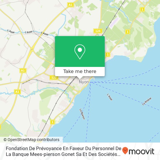 Fondation De Prévoyance En Faveur Du Personnel De La Banque Mees-pierson Gonet Sa Et Des Sociétés Q map