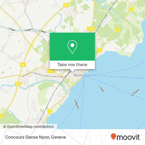 Concours Danse Nyon map